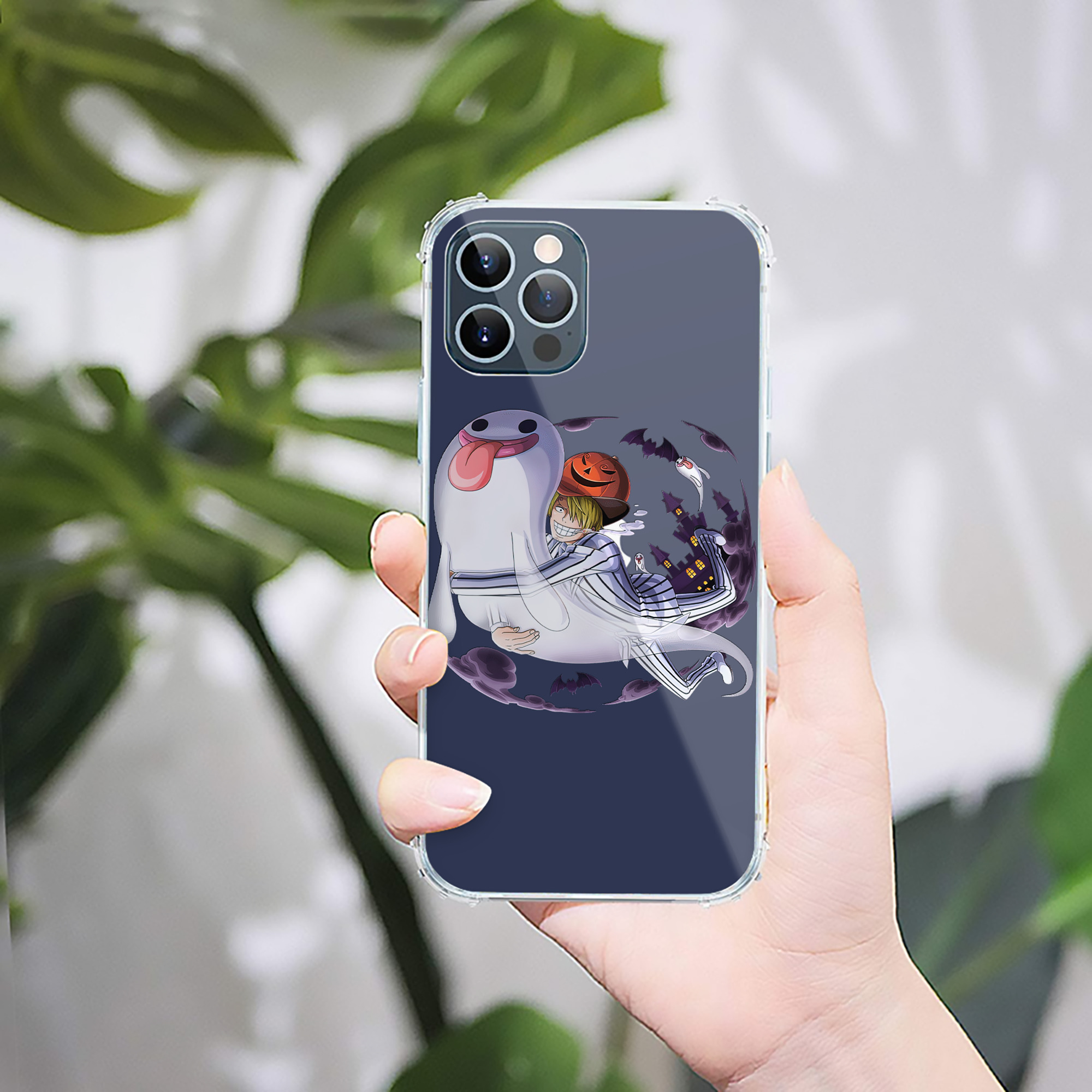 （画像用） ワンピース サンジ ONE PIECE Sanji 【iPhone 12シリーズ対応】透明スマホケース（クリアソフトケース）